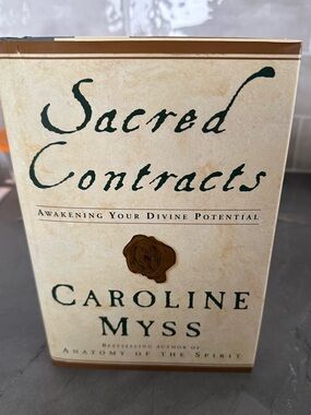 Sacred Contracts By Caroline Miss Awaken Your Divine Potential Hard Cover